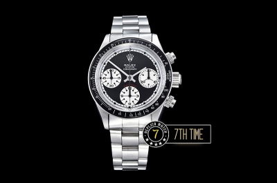 Daytona Ref.6263 Paul Newman SS/SS Black/White Dial A7750