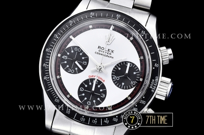 Daytona Ref.6263 Paul Newman SS/SS White/Red Dial A7750