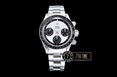 Daytona Ref.6263 Paul Newman SS/SS White/Red Dial A7750