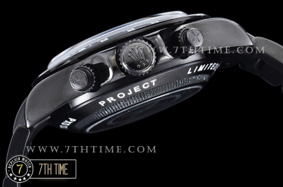 Daytona Project X PXD DS3 PVD Black Dial A7750 Mod