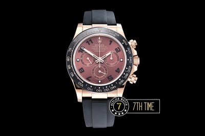 Daytona Ceramic Bezel RG/RU Brown Numeral Dial Ultimate A7750 Mod
