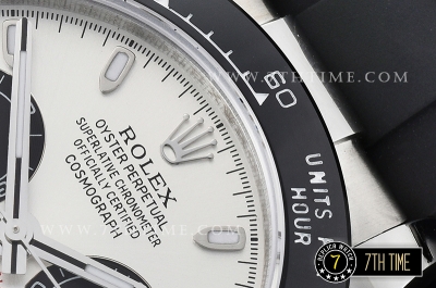 Daytona Ceramic Bezel SS/RU Grey Stick Dial Ultimate A7750 Mod4130