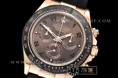 Daytona Ceramic Bezel RG/RU Brown Numeral Dial Ultimate A7750