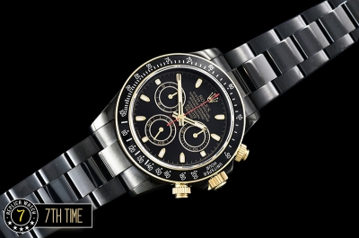 Daytona Kravitz LK01 DLC/DLC Black/Gold Dial A7750