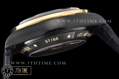 Daytona Kravitz LK01 DLC/LE Black/Gold Dial A7750