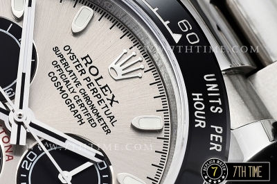 Daytona 116519LN SS/SS Grey/Black Sticks Dial A4130 Mod