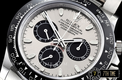 Daytona 116519LN SS/SS Grey/Black Sticks Dial A4130 Mod