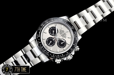 Daytona 116519LN SS/SS Grey/Black Sticks Dial A4130 Mod