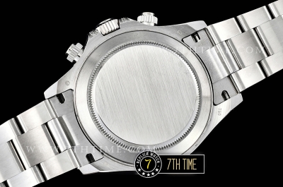 Daytona 116599 Rainbow SS/SS Full Diamond Paved Dial Dial A7750 4130 Mod