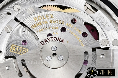 Daytona 116599 Rainbow SS/SS Full Diamond Paved Dial Dial A7750 4130 Mod