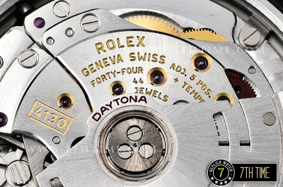 Daytona 116519 904L Ceramic Bezel Black Dial Diamond Markers A4130 Mod