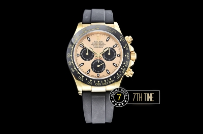Daytona Ceramic Bezel YG/RU Yellow Gold Dial A7750