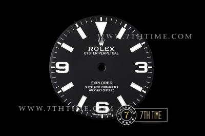 Explorer 1 Ref.214270 39mm Black Dial with Large 3,6,9 & Stick Markers Solid Stainless Steel 316F Nickel Plated Asia Clone 3132