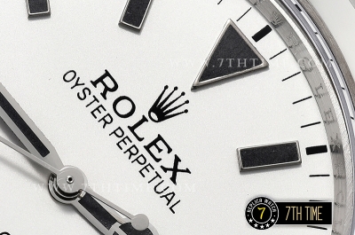 Explorer 1 Ref.214270 39mm Fantasy White Dial with Large 3,6,9 & Stick Markers Solid Stainless Steel 316F Gold Plated Asia 2836