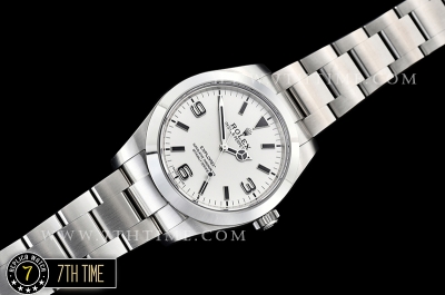 Explorer 1 Ref.214270 39mm Fantasy White Dial with Large 3,6,9 & Stick Markers Solid Stainless Steel 316F Gold Plated Asia 2836
