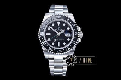 GMT Master II Ref.116710 Blk/Blk SS/SS A3186 Mod