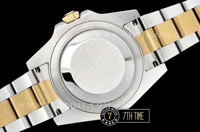 GMT Master II Ref.116713 Two Tone YG/SS Black Dial A3186 Mod