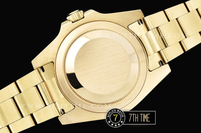 GMT Master II Black/White Rubies YG/YG Black Dial A3186 Mod