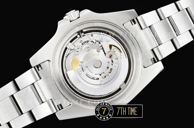 GMT Master II Red/Blue Rubies SS/SS Black Dial A3186 Mod