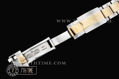 GMT Master II Red/Blue Rubies Two Tone YG/SS Black Dial A3186 Mod