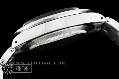 GMT Master Ref.1675 Coke Red/Black Color Bezel Black Dial with Patina Colored Dot Markers Swiss 2836 Mod