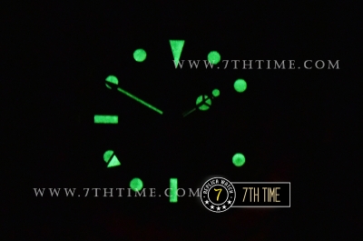 GMT Master Ref.1675 Black Color Bezel Black Dial with Patina Colored Dot Markers Swiss 2836 Mod