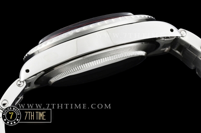 GMT Master Ref.1675 Black Color Bezel Black Dial with Patina Colored Dot Markers Swiss 2836 Mod