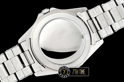 GMT Master Ref.1675 Black Color Bezel Black Dial with Patina Colored Dot Markers Swiss 2836 Mod