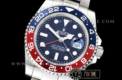 GMT Master II 126710BLRO SS/SS Blue Dial Asia 2836