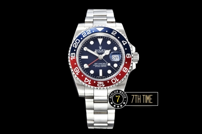 GMT Master II 126710BLRO SS/SS Blue Dial Asia 2836