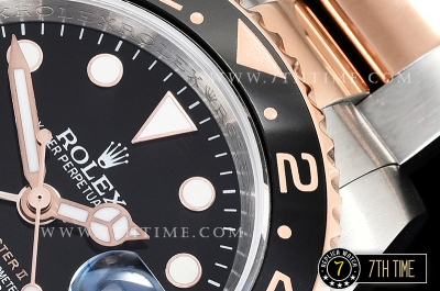 GMT Master II Basel 2018 126711 40mm Two Tone RG/SS Black Dial A2836