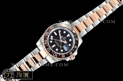 GMT Master II Basel 2018 126711 40mm Two Tone RG/SS Black Dial A2836