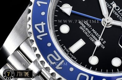 GMT Master II 116710BLNR Jubilee SS/SS Black Dial A2836