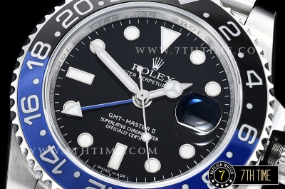 GMT Master II 116710BLNR Jubilee SS/SS Black Dial A2836