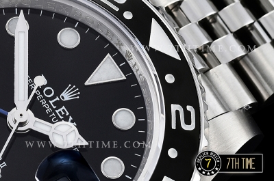 GMT Master II 126710BLNR 904L SS/SS Black Dial A2836