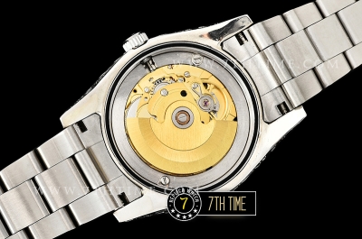 Milgauss 116400M Special Engraved Case Solid Sterling Silver 925 Bezel White Dial with Orange Markers Asia 2836