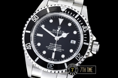 SeaDweller Ref.16600 40mm SS/SS Black Dial A3135 Mod