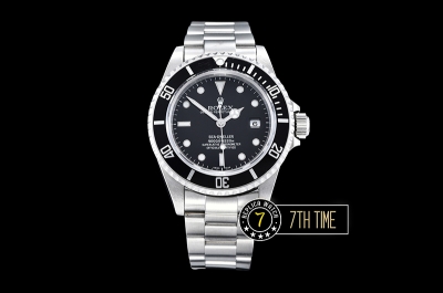 SeaDweller Ref.16600 40mm SS/SS Black Dial A3135 Mod