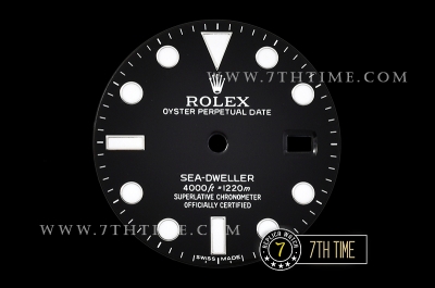 SeaDweller 116600 Ceramic Diver Bezel SS/SS Black Dial A3135 Mod