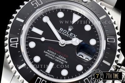 Seadweller 126600 43mm SS/SS Single Red Dial Asia3235