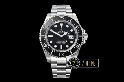 Seadweller 126600 43mm SS/SS Single Red Black Dial A2824