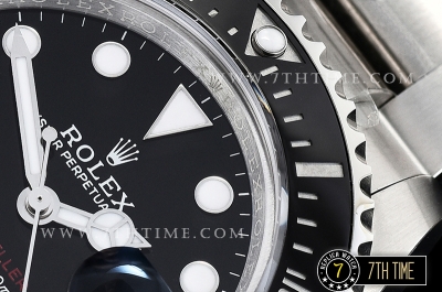Seadweller 126600 43mm 904L SS/SS Single Red Black Dial A2836