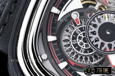 SevenFriday Racer P3C/IEN Black Multi Tier Dial with counter subdials & stick markers