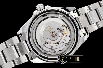 AquaRacer Calibre 5 White Dial with Stick Markers Solid Stainless Steel Bracelet
