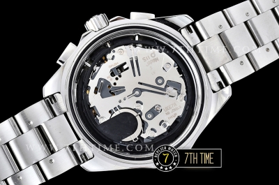 Aquaracer Calibre 16 Chronograph Blue Dial with Stick Markers Solid Stainless Steel Bracelet