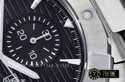 Aquaracer Calibre 16 Chronograph Black Dial with Stick Markers Solid Stainless Steel Bracelet