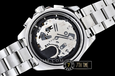 Aquaracer Calibre 16 Chronograph Black Dial with Stick Markers Solid Stainless Steel Bracelet