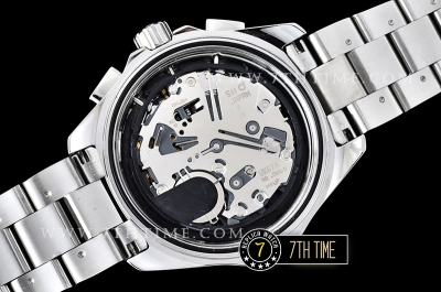 Aquaracer Calibre 16 Chronograph White Dial with Stick Markers Solid Stainless Steel Bracelet