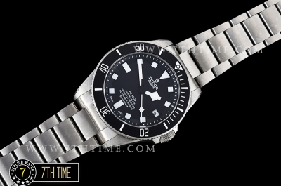 Tudor Pelagos Unidirectional Diver Bezel Brushed Titanium Case Black Matt Dial Blue Superlumed Box Markers Needles